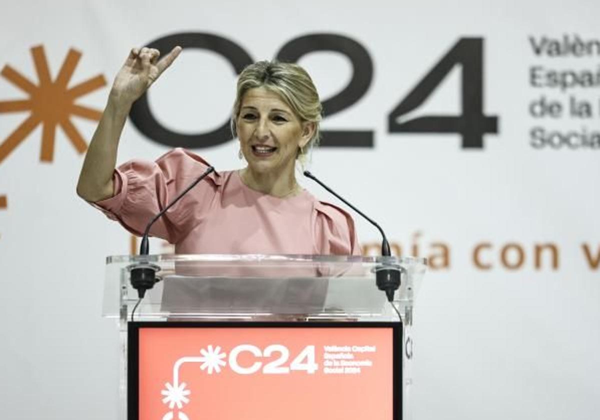 La vicepresidenta segunda del Gobierno, Yolanda Díaz.