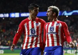 Álvaro Morata y Antoine Griezmann, claves en el Atlético.