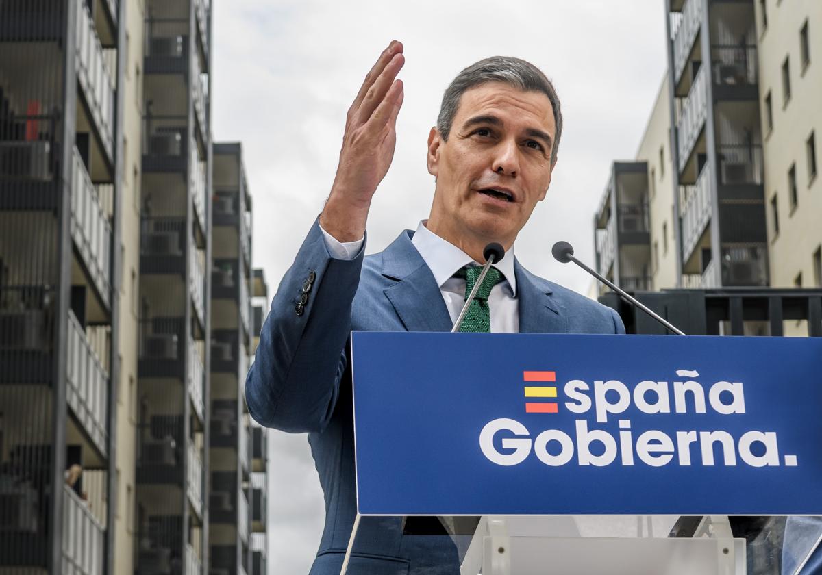 El presidente del Gobierno, Pedro Sánchez.