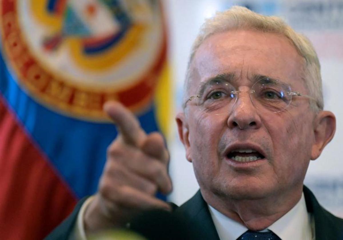 El expresidente colombiano Álvaro Uribe.