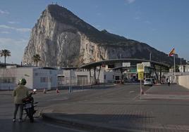 El puesto aduanero fronterizo para acceder a Gibraltar.