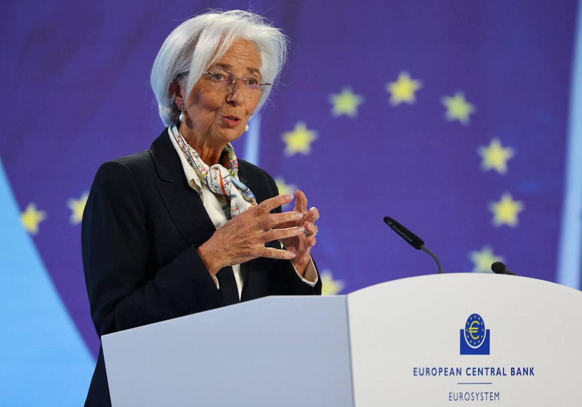 La presidenta del Banco Central Europeo, Christine Lagarde.