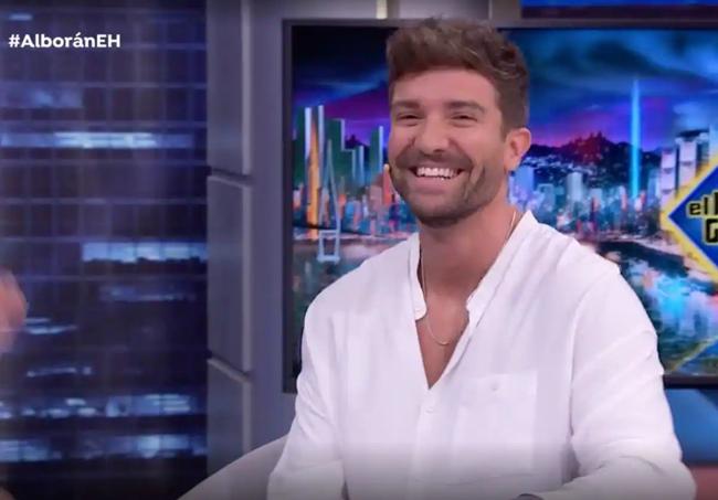 Pablo Alboran, este jueves por la noche en 'El hormiguero'.