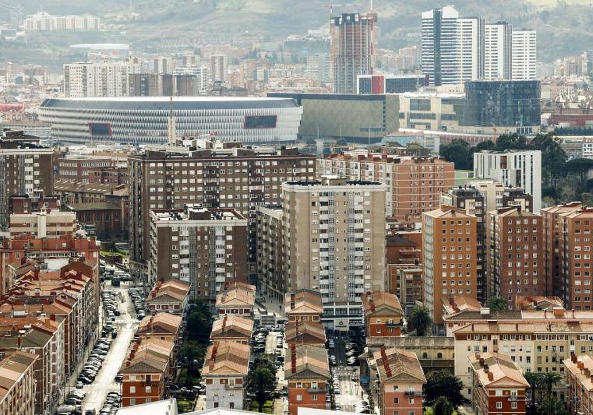 Edificios en Bilbao.