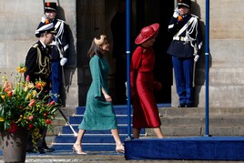 La reina Máxima de los Países Bajos y la reina de España, Letizia