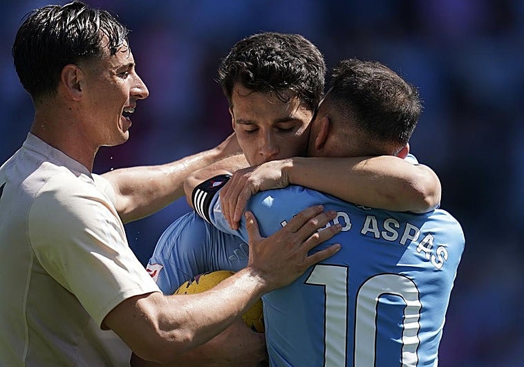 El Celta se aleja del descenso goleando a Las Palmas