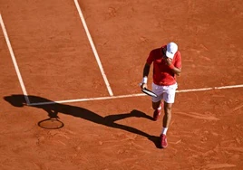 Novak Djokovic, durante el Masters 1.000 de Montecarlo.
