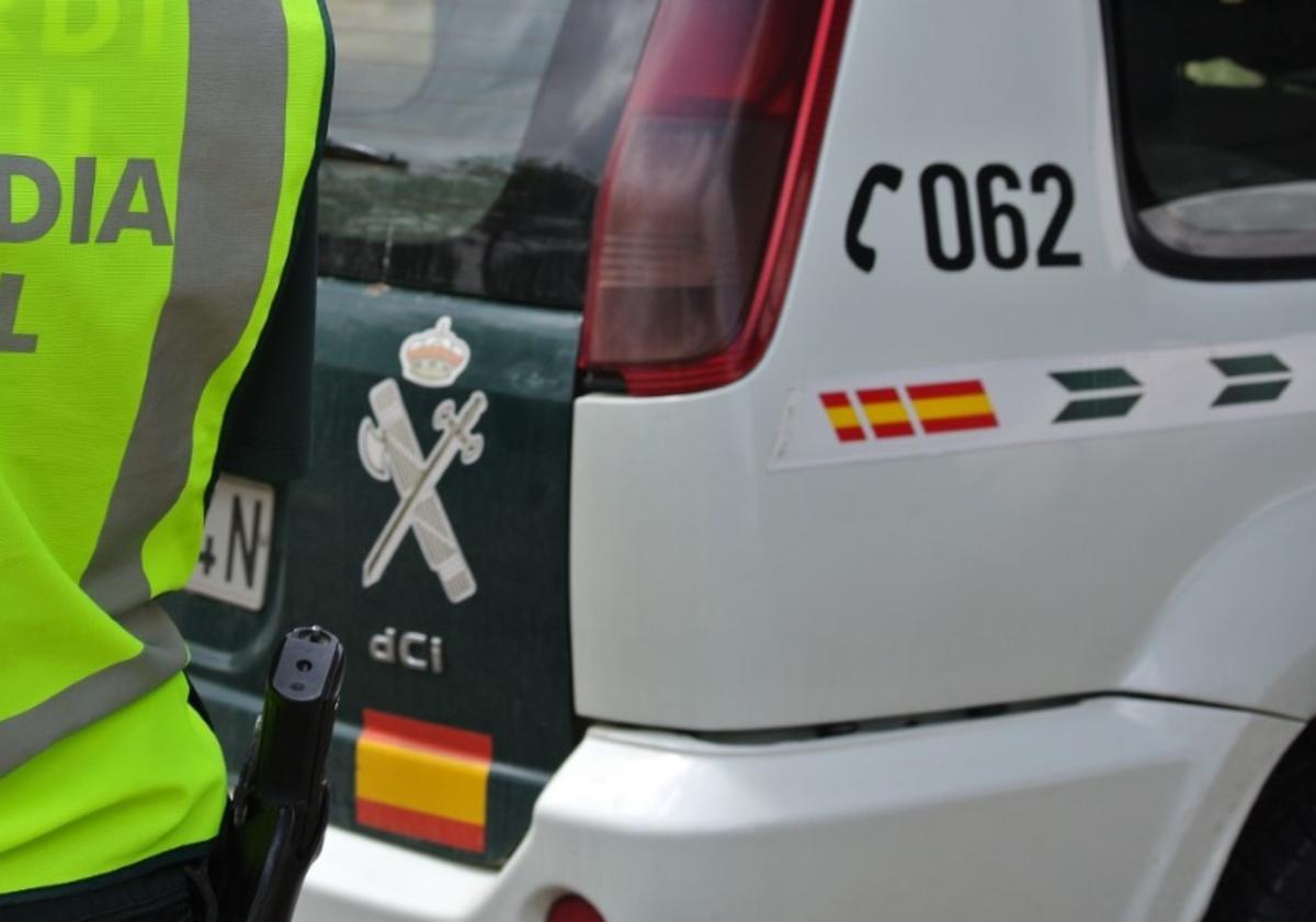 Un coche de la Guardia Civil