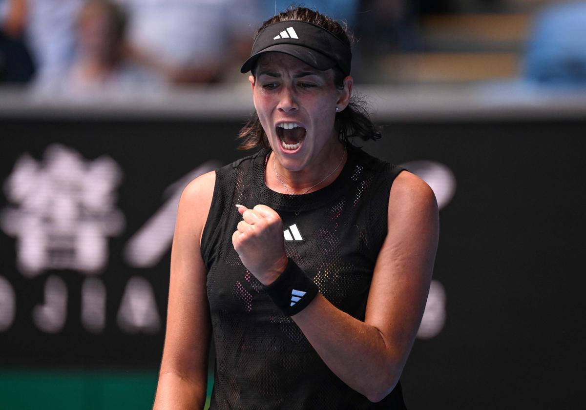 La tenista Garbiñe Muguruza