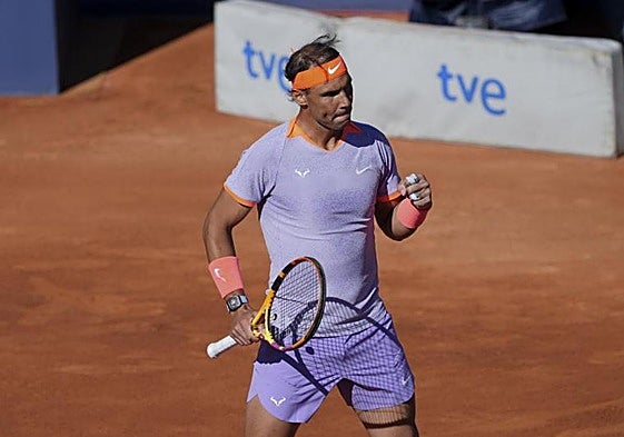 Rafael Nadal, durante un partido en el último Conde de Godó