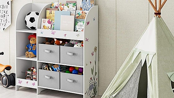 Los mejores organizadores de juguetes para las habitaciones de los peques