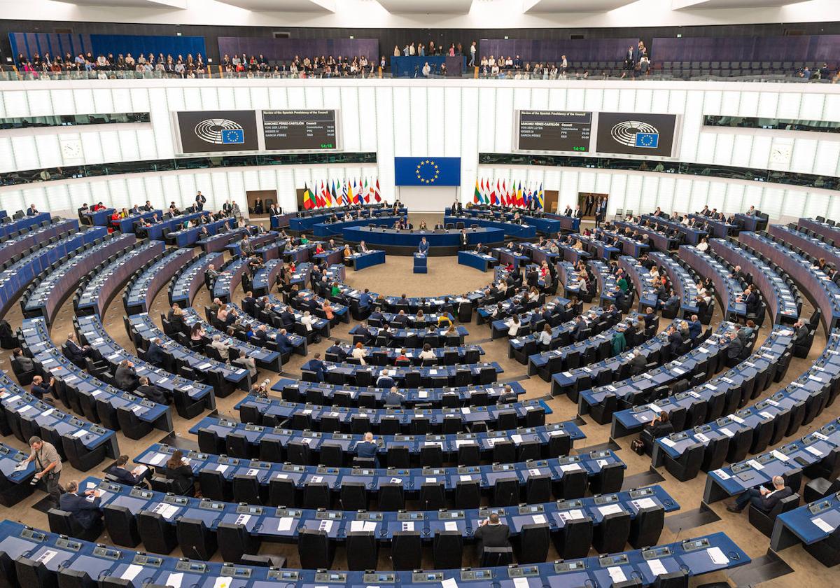 Imagen de archivo del pleno del Parlamento Europeo en Estrasburgo.