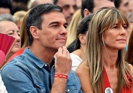 Begoña Gómez y Pedro Sánchez.