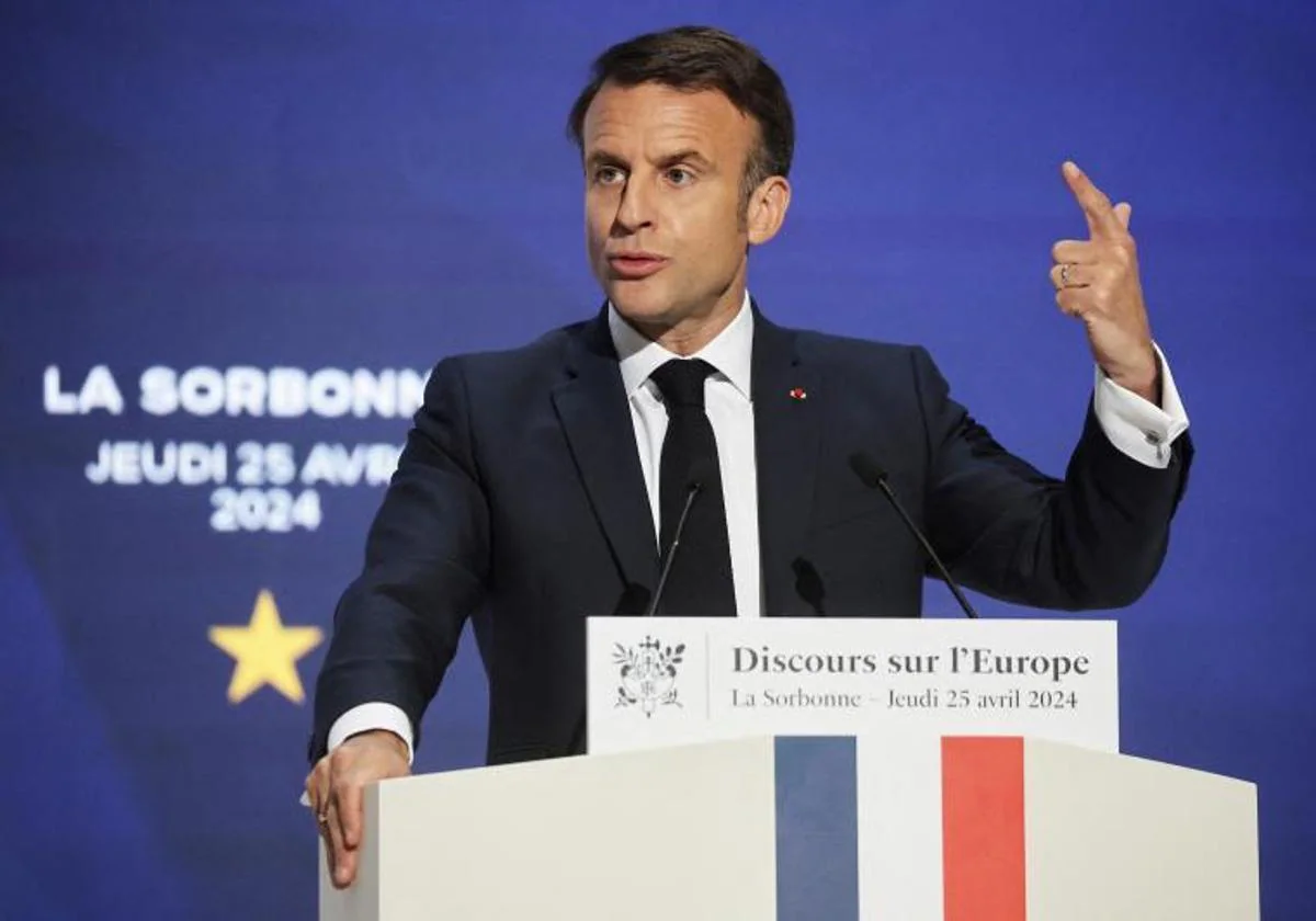 Macron advierte de que «Europa puede morir» si no crea su propio sistema de defensa | El Correo