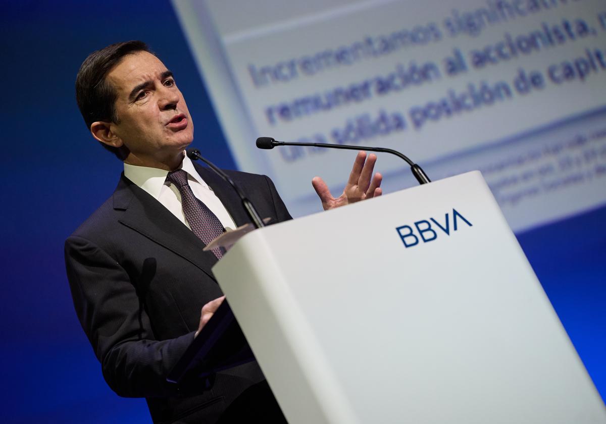 El presidente de BBVA, Carlos Torres.