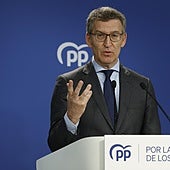 Feijóo acusa a Sánchez de «simular» su dimisión para impulsar «un cambio de régimen»