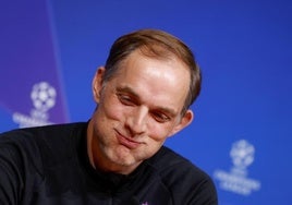 Thomas Tuchel, durante la rueda de prensa.