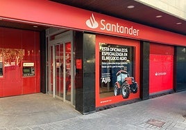 Una sucursal del Banco Santander