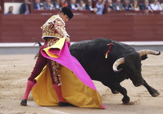 El Juli, último ganador del Premio Nacional de Tauromaquia, en Las Ventas.