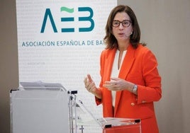 La presidenta de la Asociación Española de Banca (AEB), Alejandra Kindelán.