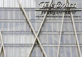 Edificio de Telefónica en Madrid.