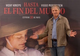 Viggo Mortensen posa para los fotógrafos, en el photocall de 'Hasta el fin del mundo'.