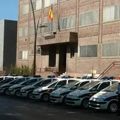 Exterior de la Comisaría de Policía Nacional de Almería.