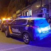 Intervención policial en la calle Villalpando de Zamora durante el tiroteo.