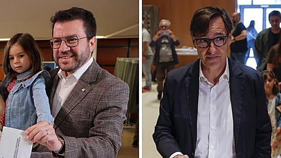 Aragonès anima a «llenar las urnas» y Puigdemont avisa que «es hora de volver a casa»