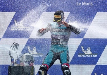 Alonso se lleva el duelo frente a Holgado, que mantiene el liderato de Moto3