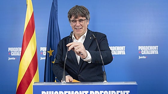 Puigdemont reivindica su legitimidad para ser investido «como Sánchez» tras el 23-J