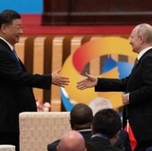 El presidente ruso, Vladímir Putin, y su homólogo chino, Xi Jinping, en una imagen de archivo.