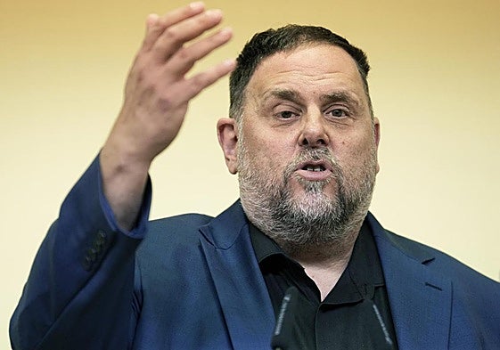 El aún presidente de ERC, Oriol Junqueras.