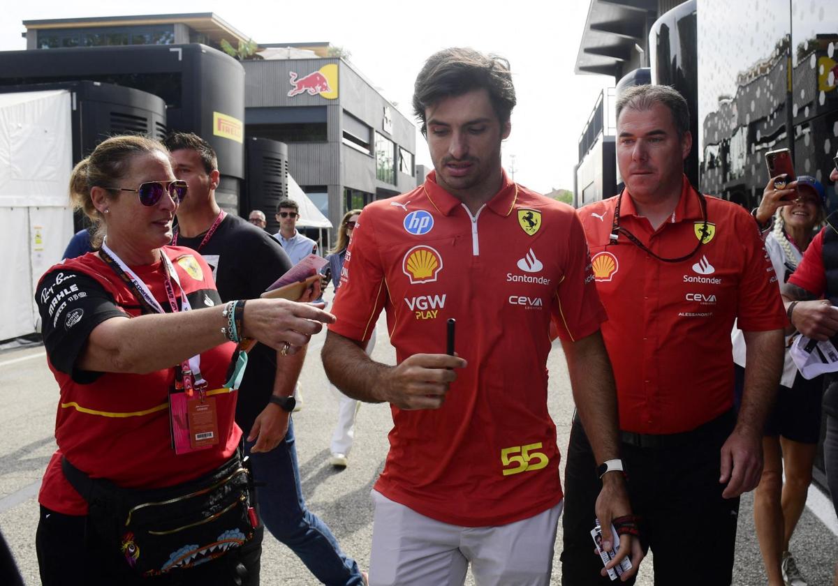 Carlos Sainz, tras el Gran Premio de Emilia-Romaña