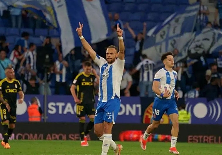Victoria de oro del Espanyol ante el Oviedo con polémica arbitral