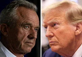 Robert F. Kennedy Jr y el expresidente estadounidense Donald Trump.