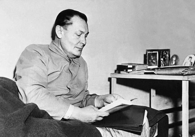 Hermann Göring, durante los juicios de Nüremberg.