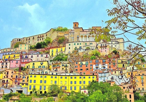 Castillo de Muro Lucano, en la región sureña de Basilicata, donde en 1382 fue asesinada Juana I de Anjou.