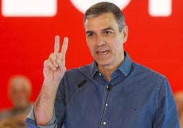 Pedro Sánchez, presidente del Gobierno.