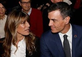 Begoña Gómez y Pedro Sánchez.