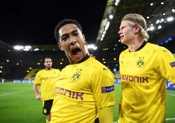 Entre 2020 y 2022 Erling Haaland y Jude Bellingham coincidieron en el Borussia Dortmund