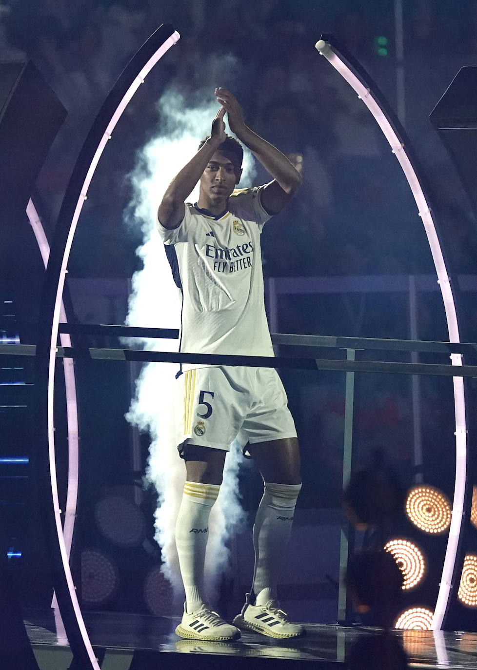 Jude Bellingham, uno de los grandes protagonistas del curso, hizo que en el Santiago Bernabéu volviese a resonar el 'Hey Jude'.