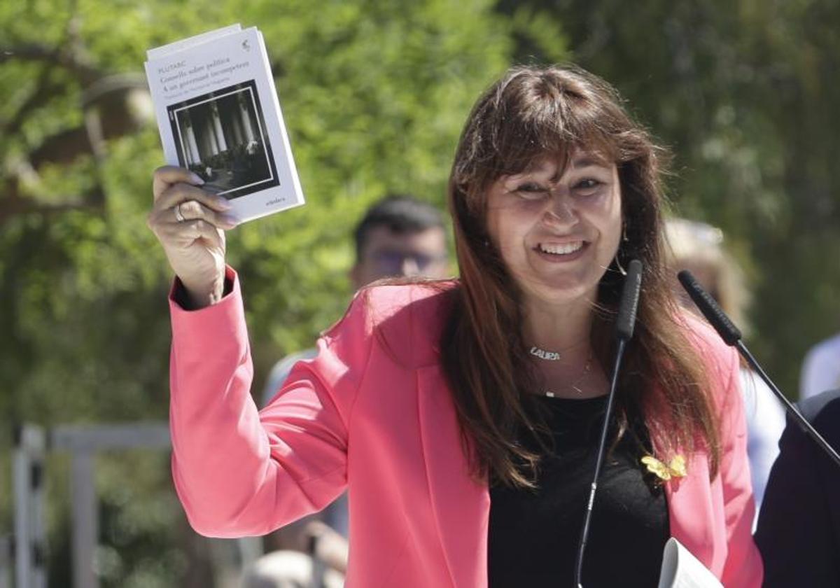 La presidenta de JxCat, Laura Borràs