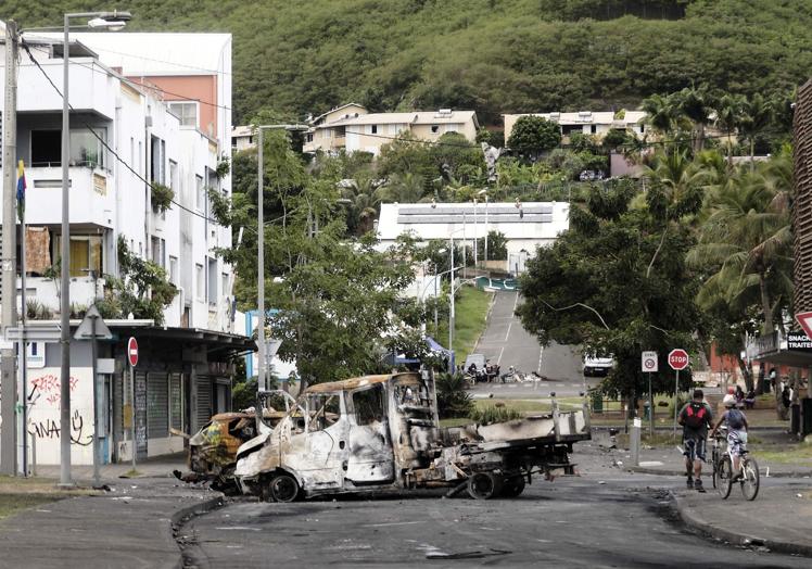 Noumea tras los disturbios.