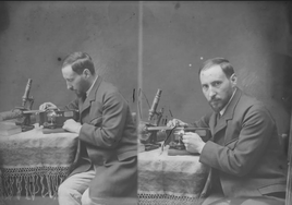 Un autorretrato de Ramón y Cajal.