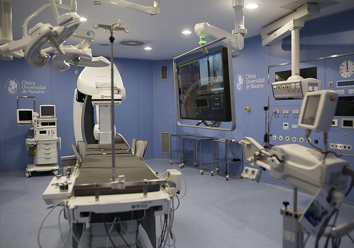 Uno de los quirófanos de la Clínica Universidad de Navarra en Madrid.