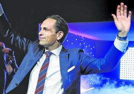 Tom Van Grieken, líder de la formación de extrema derecha Vlaang Belang.