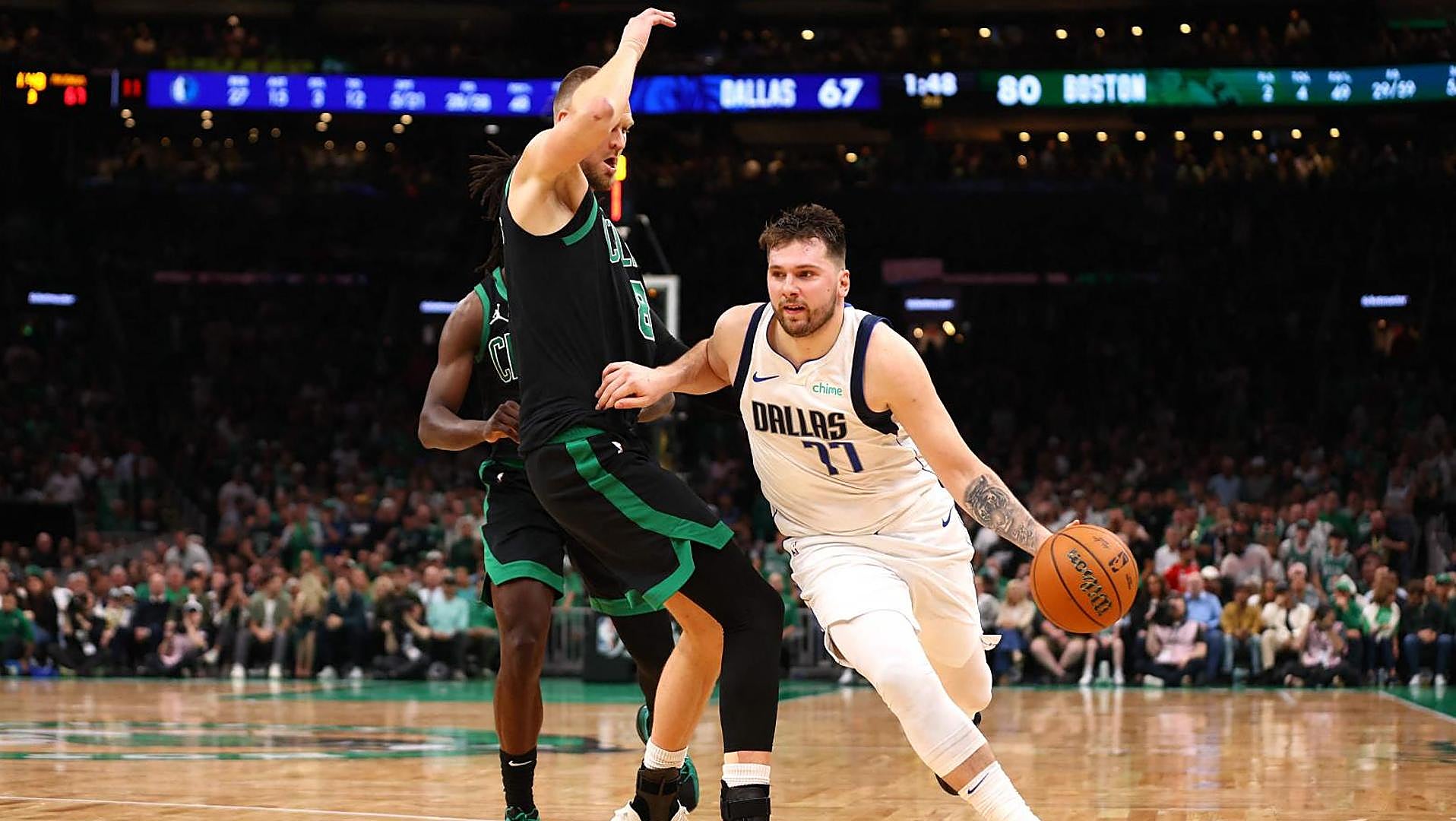 Celtics olağanüstü Luka Doncic'i durdurdu