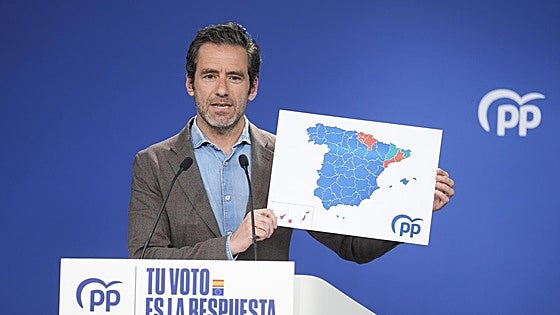 El PP tilda su victoria de «aplastante» e incide en exigir a Sánchez elecciones