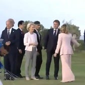 Meloni sale al rescate de Biden que sufre un nuevo despiste en la cumbre de G7